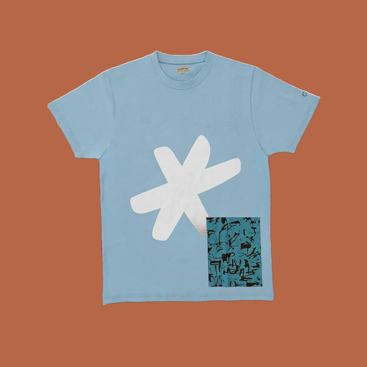 Clean-Shirt Infinito Back - Maui Blue