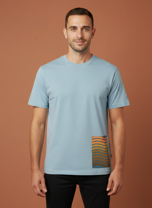Clean-Shirt Surf Back - Maui Blue - 01 frontale