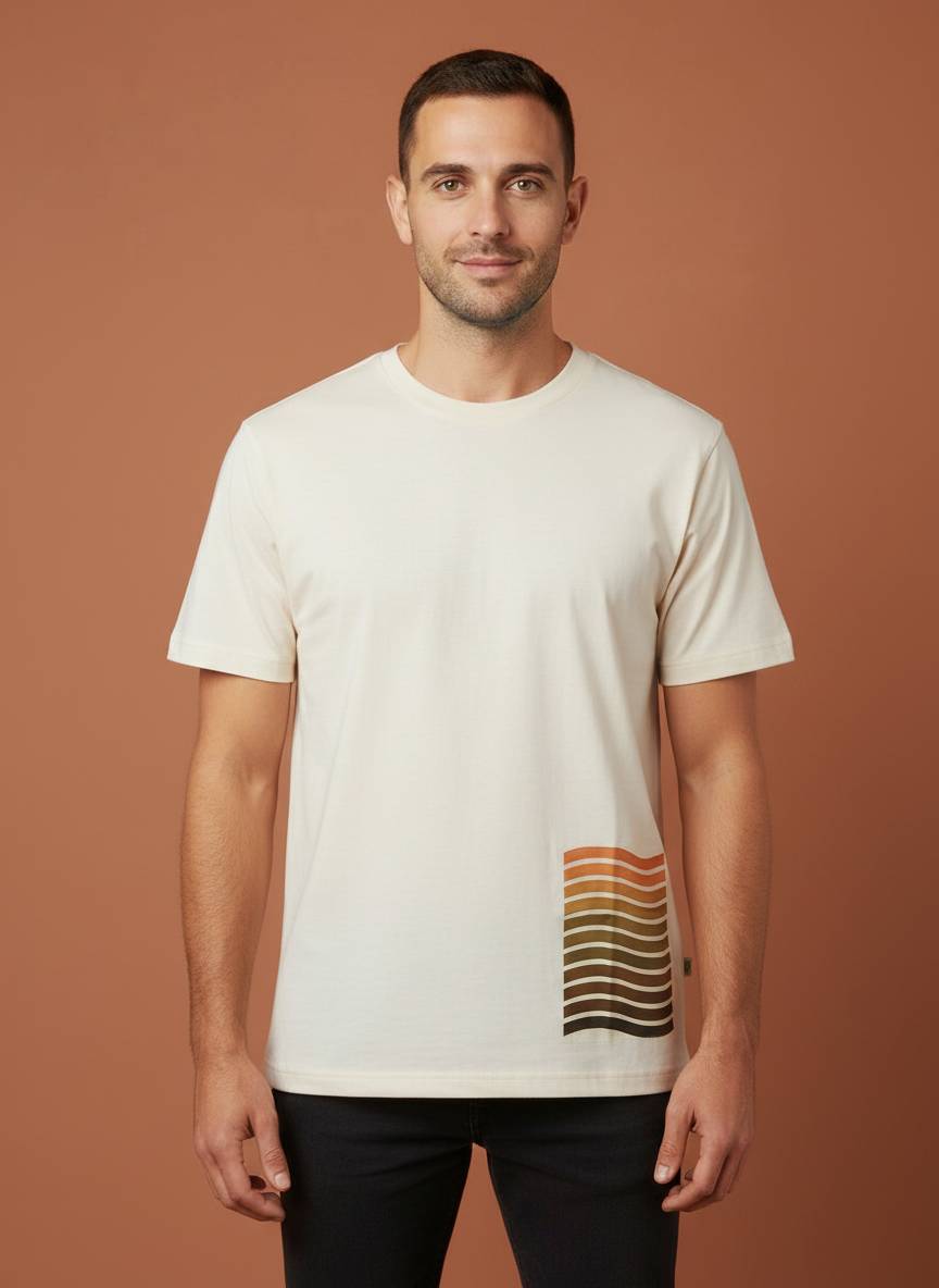 Clean-Shirt Surf Back - White - 01 frontale