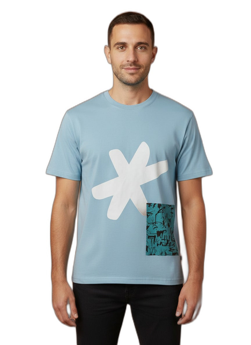 Clean-Shirt Infinito Back - Maui Blue